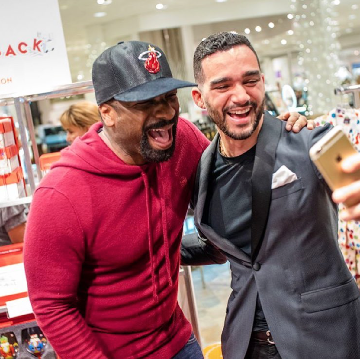 Mark Chris attends charity event for DJ Irie