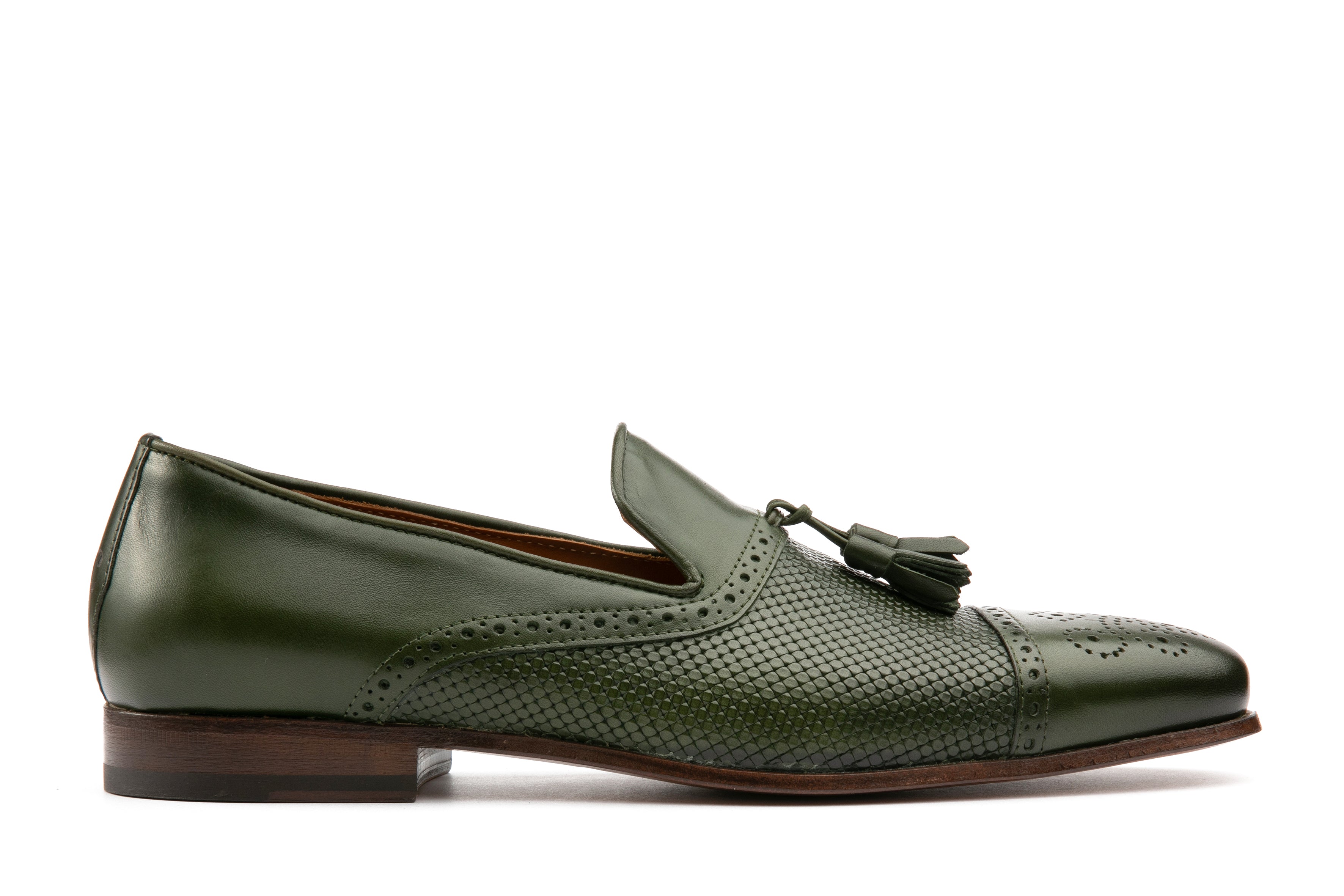 hunter green dress shoes Mauri 1087/4 Alligator / Suede Hunter Green Dress Shoes 14