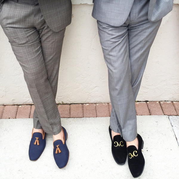 Classico - Navy and Tan - Mark Chris Shoes