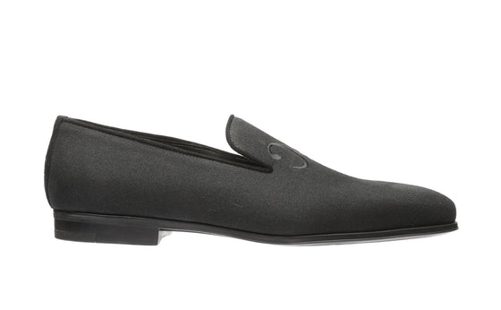 Chess Flat Loafers - Luxury Black