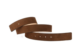 Belt - 'Tobacco' suede Strap + buckle